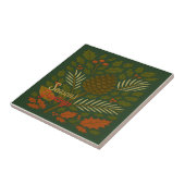 秋と冬の休日の季節の挨拶 タイル (側面)