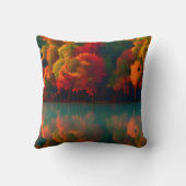 秋と川の木 クッション (裏面)