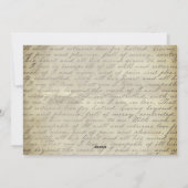 秋と書道カード シーズンカード (裏面)