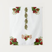 秋と秋のベリーの葉 タペストリー (正面)