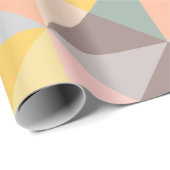 秋と秋の地色の幾何学模様 ラッピングペーパー (ロールコーナー)