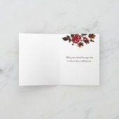 秋と秋フローラありがとう サンキューカード (内部)