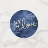 秋と秋 |ネイビーブルーと金ゴールド コンフェッティ (スモール正面)