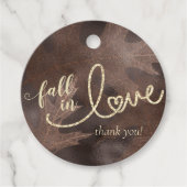 秋と秋 |ブラウン結婚さんありがとう フェイバータグ (正面)