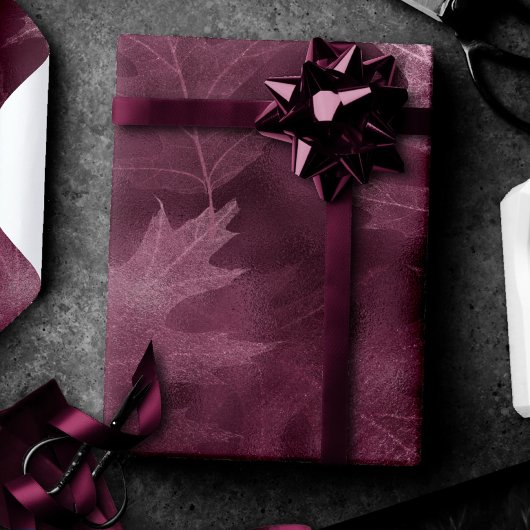 秋と秋 |ムルベリージュエルトーン ラッピングペーパー