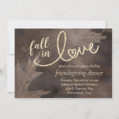 秋と秋 |友エレガントだちよ 招待状 (正面)