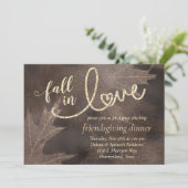 秋と秋 |友エレガントだちよ 招待状 (スタンド正面)