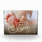 秋と秋 |新生児統計 フォトブロック (正面)