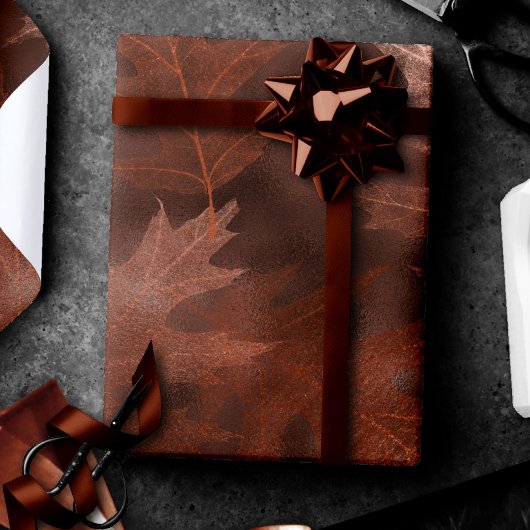 秋と秋 |素朴ほこりっぽい ラッピングペーパー