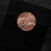 秋と秋 | Boho 素朴 Chic Orange ラウンドシール