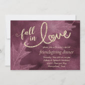 秋と秋 | Mulberry Friendling 招待状 (正面)