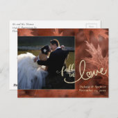 秋と秋 | Rust Photo Thank ポストカード (正面/裏面)