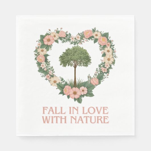 秋と自然 スタンダードランチョンナプキン (正面)