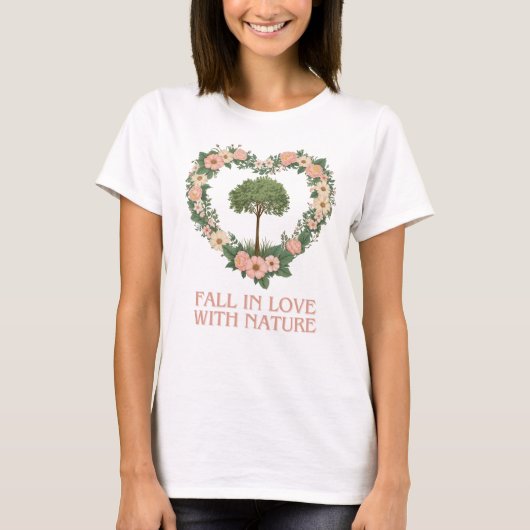秋と自然 Tシャツ (正面)