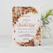 秋と落ち葉と花が結婚した 招待状 (スタンド正面)