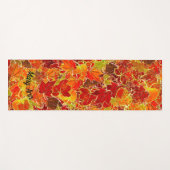 秋と葉秋の輝きあふれるカエデ秋 ヨガマット (正面(横))