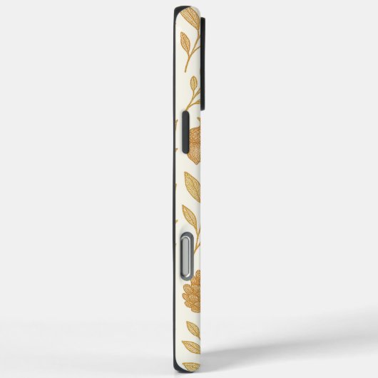 秋にぴったりなエレガントゴールドフォンカバー Case-Mate iPhoneケース (裏面 / 右)