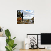 秋にコールの丘、プリマス、MA -プリント ポスター (ホームオフィス)