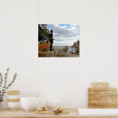 秋にコールの丘、プリマス、MA -プリント ポスター (キッチン)