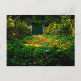 秋にフランスのジヴェルニーにあるモネズガーデン ポストカード