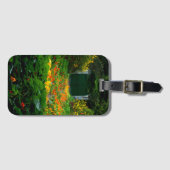 秋にフランスのジヴェルニーにあるモネズガーデン ラゲッジタグ (正面横)