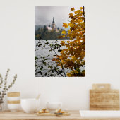 秋にブリード湖 ポスター (キッチン)