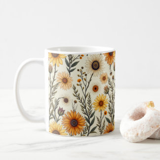秋に似た美しい花 コーヒーマグカップ