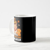 秋に再び感謝素晴らしの紅葉をする コーヒーマグカップ (正面左)