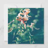 秋に咲くユリ (正面)