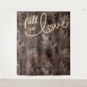 秋に恋して | エレガントな写真用背景 タペストリー (正面)