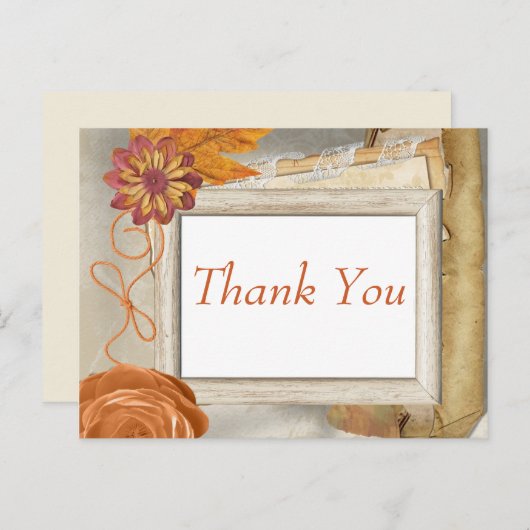 秋に感謝 ポストカード (正面/裏面)