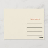 秋に感謝 ポストカード (裏面)