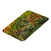 秋に日本のオレゴン州ポートランドで庭園4 マグネット (左側)