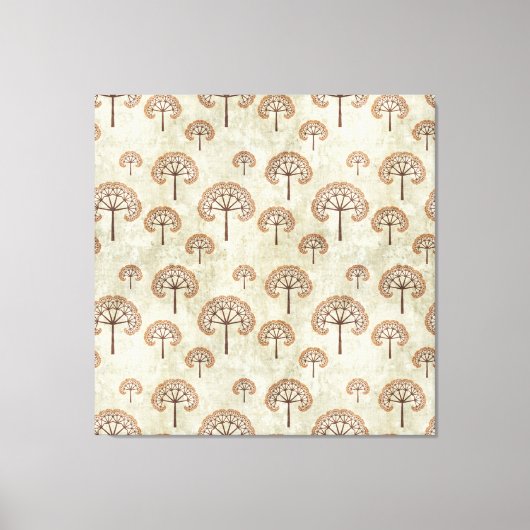 秋に木を引き伸ばしキャンバス印刷 キャンバスプリント (正面)