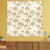 秋に木を引き伸ばしキャンバス印刷 キャンバスプリント (インサイチュ (リビング))