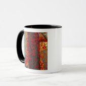 秋に真っ赤に紅葉したアメリカカナメモチ マグカップ (正面左)