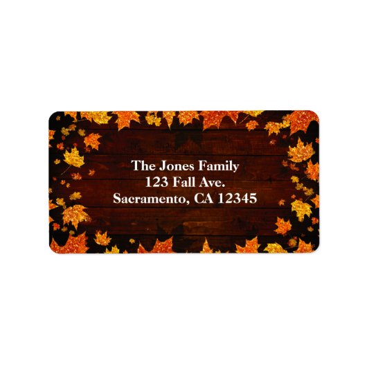 秋に訪れるキラキラ葉スグ素朴ラム ラベル (正面)