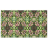 秋のあじさい開花ウィズゴールデンホスタ葉ズ テーブルクロス (正面(横))