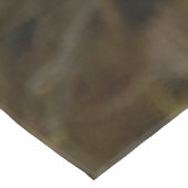 秋のあじさい開花ウィズゴールデンホスタ葉ズ テーブルクロス (アングル)