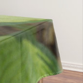 秋のあじさい開花ウィズゴールデンホスタ葉ズ テーブルクロス (インサイチュ)