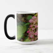 秋のあじさい開花ウィズゴールデンホスタ葉ズ モーフィングマグカップ (左)