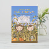 秋のおもしろいの招待状 招待状 (スタンド正面)