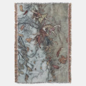 秋のおもしろい スローブランケット (正面縦)