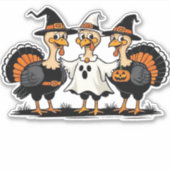 秋のお洒落パッチワークパンプキンコージー秋フロア シール (正面)