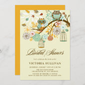 秋のお洒落フールズブライダルシャワー招待 招待状 (正面/裏面)