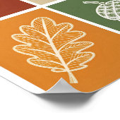 秋のお洒落収穫期 ポスター (角)