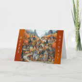 秋のお洒落村の森の感謝祭 カード (正面)