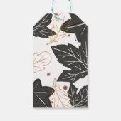 秋のお洒落紅葉&どんぐりの恩恵 ギフトタグ (裏面)