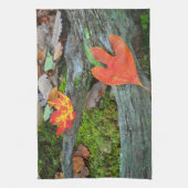 秋のお皿タオル キッチンタオル (縦)