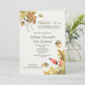 秋のお祝い招待状 招待状 (スタンド正面)